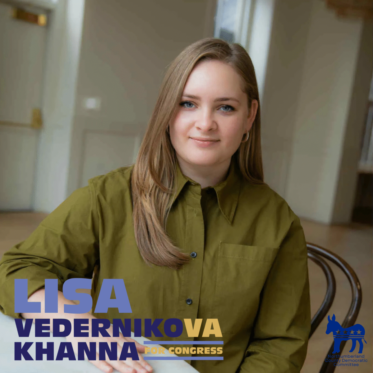 Meet latest CD1 candidate Lisa Vedernikova Khanna @ June 18 meeting