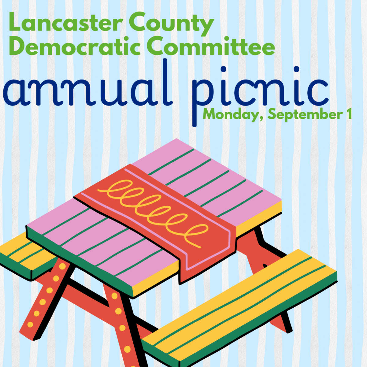 Candidate Mario Haggerty keynoting Lancaster Dems annual Labor Day picnic